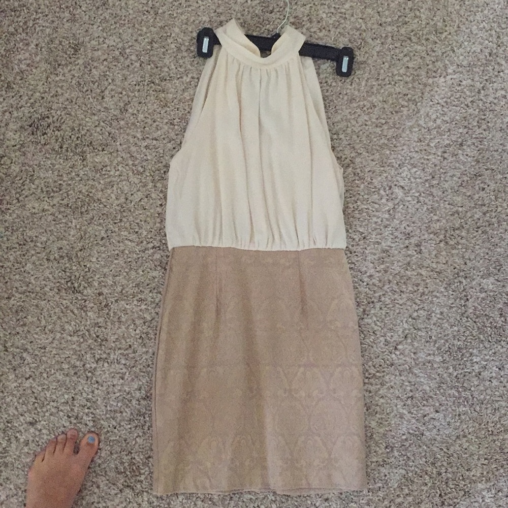 Very cute formal high neck dress